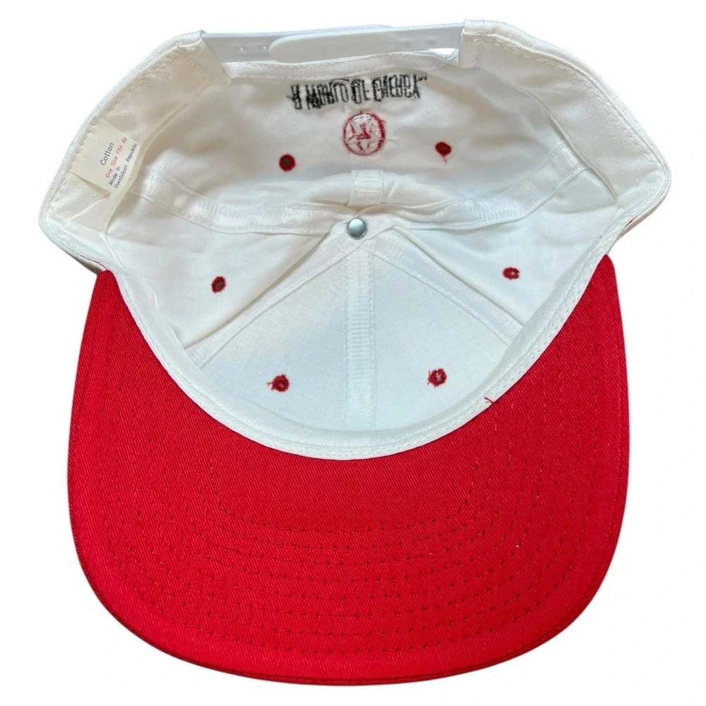 Vintage‎ Havoline Racing Texaco Snapback Hat White Red Embroidered Logo Cap